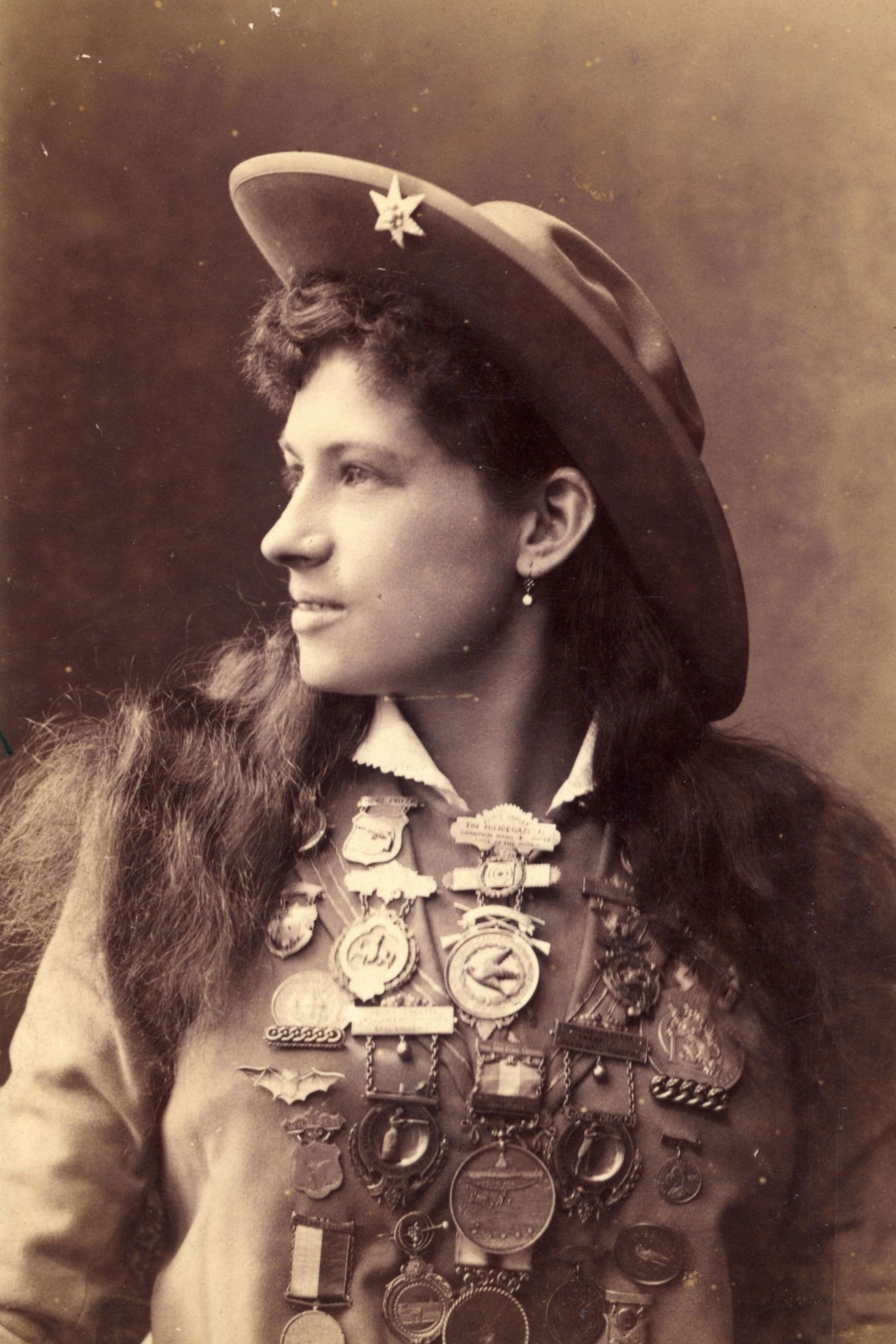 et billede af Annie Oakley