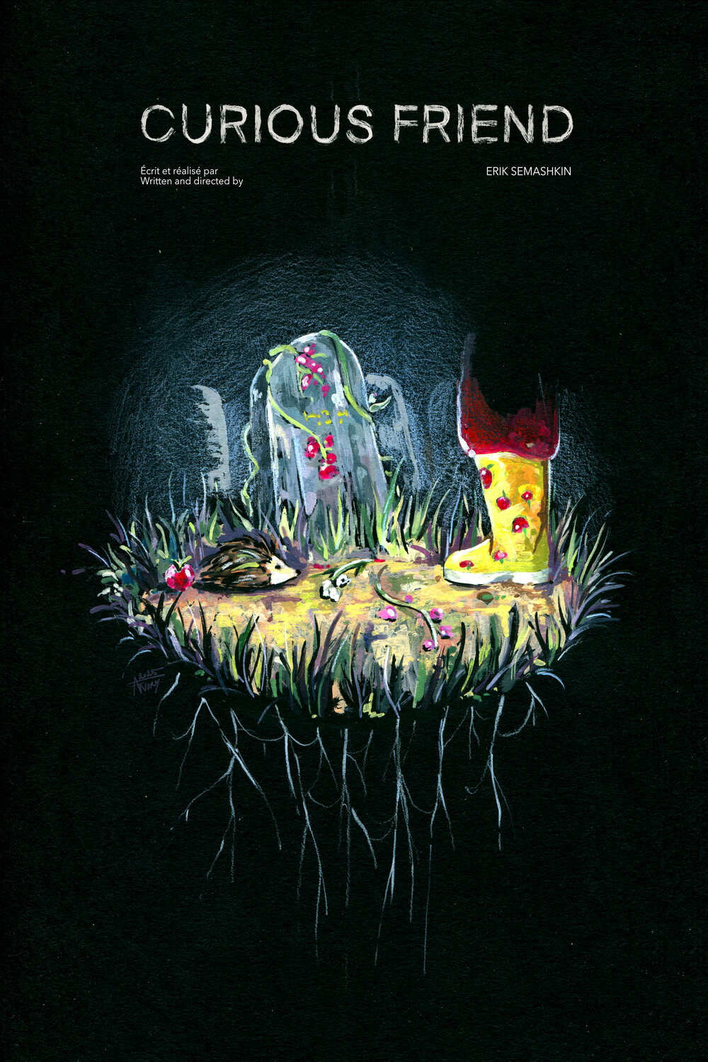 Curious Friend Poster