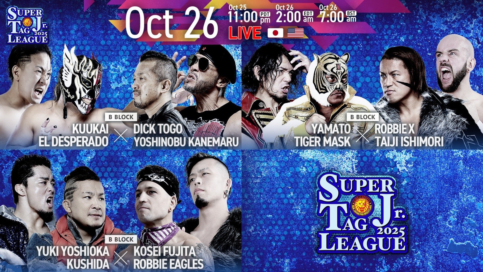 NJPW Super Junior Tag League 2025 - Day 4