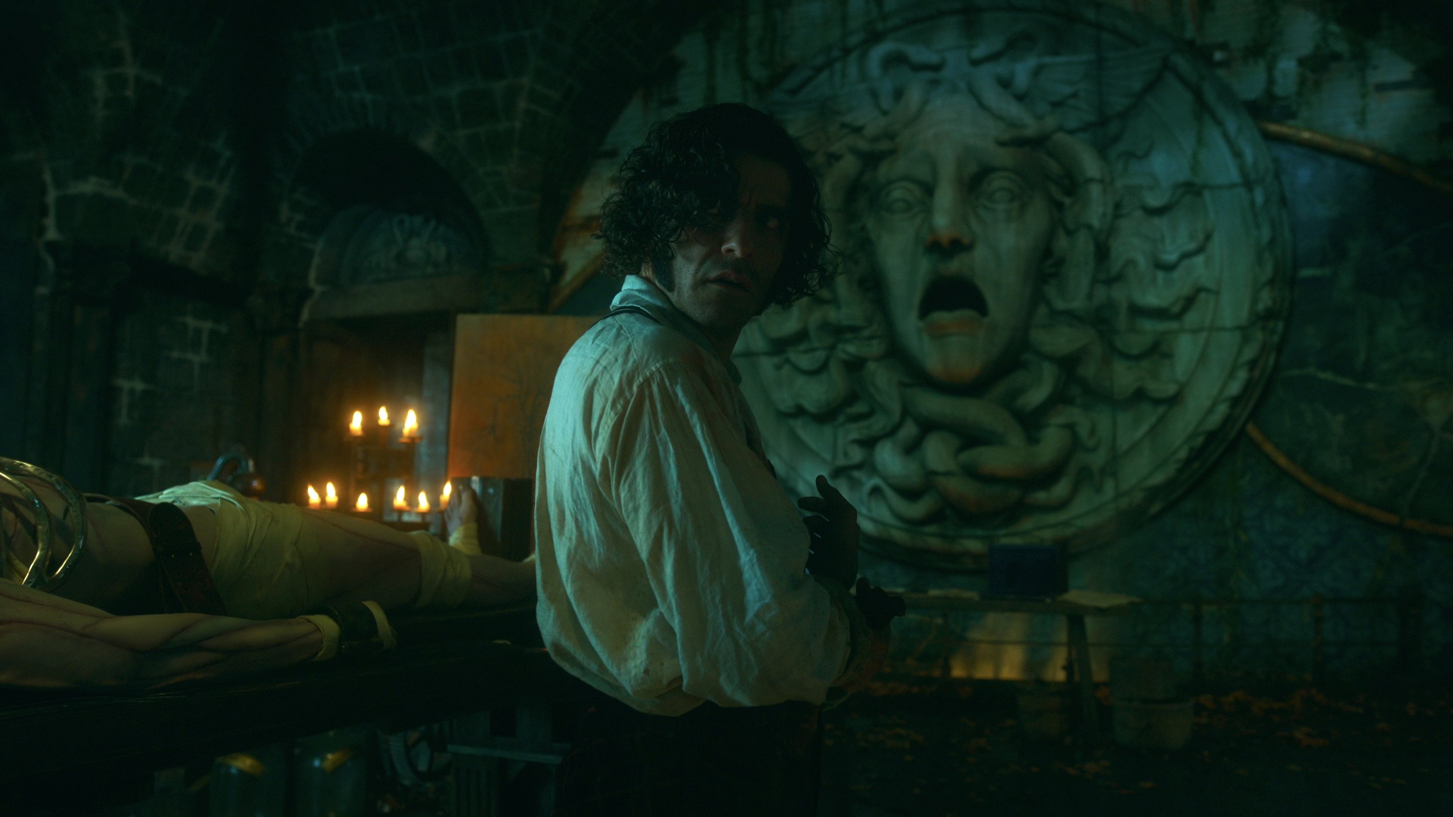 Frankenstein backdrop