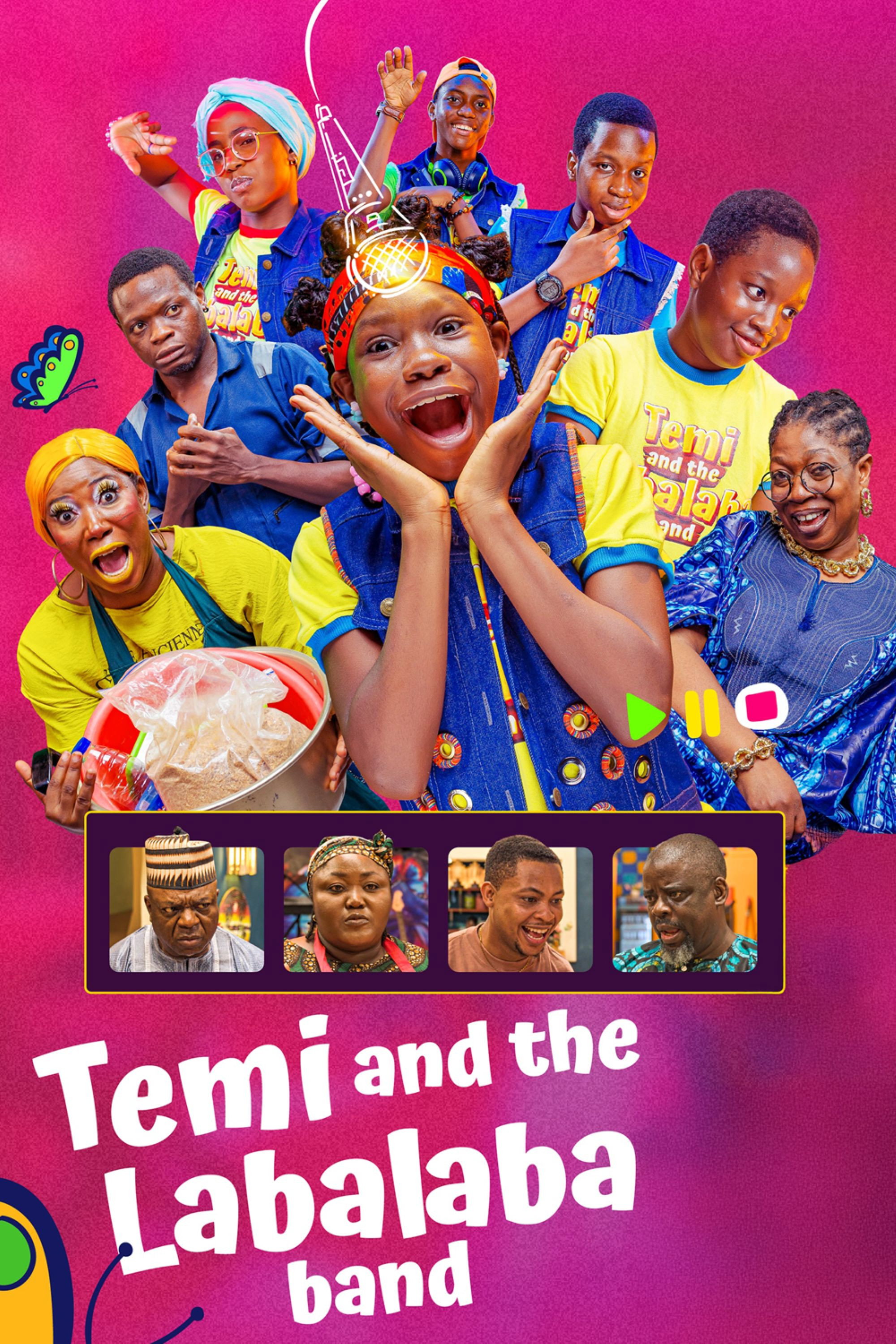 Temi and the Labalaba band Poster
