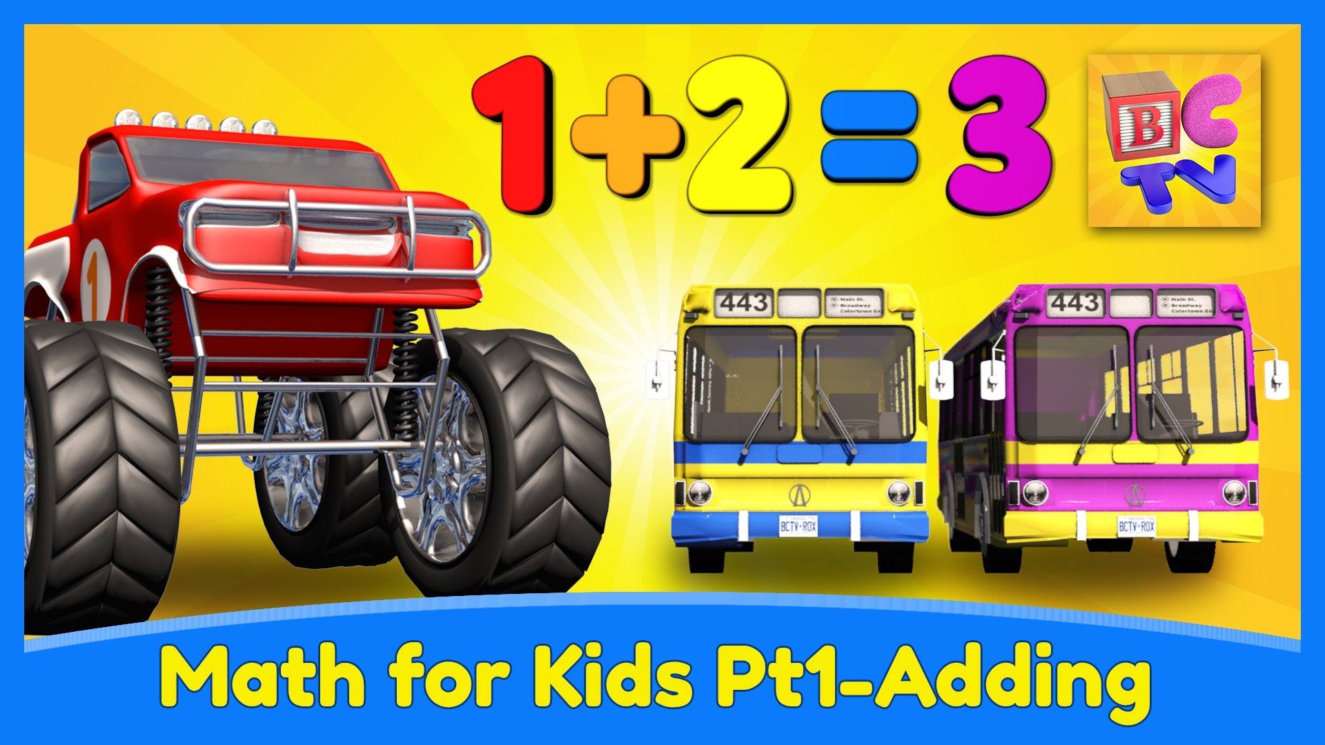 Thumbnail for Monster Truck Math Part 1 - Adding Season 1 Episode 11