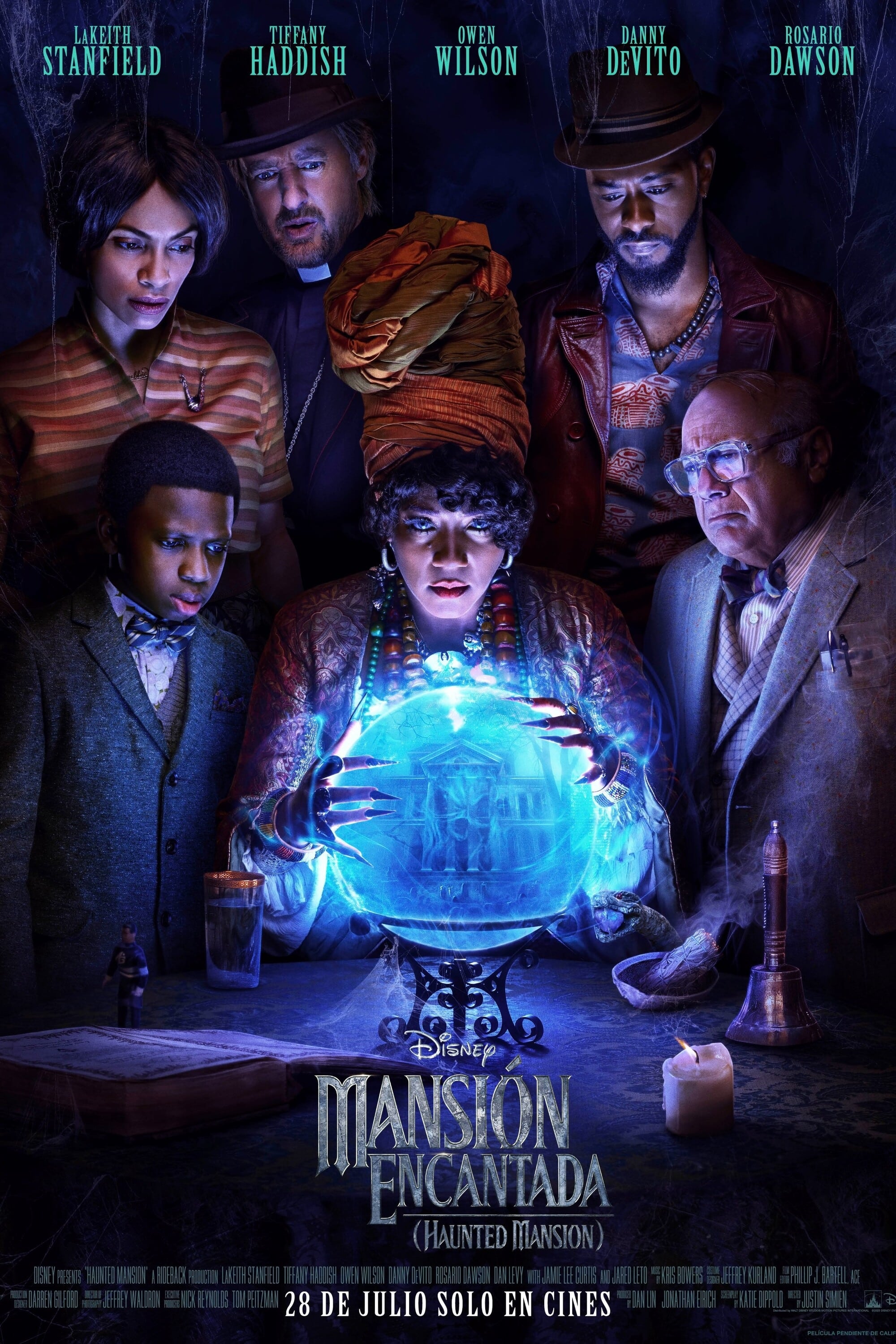 Ver | Mansión encantada Película completa (2023) en español Latino de Comedia en línea Movie Poster