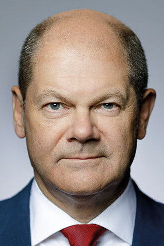 et billede af Olaf Scholz
