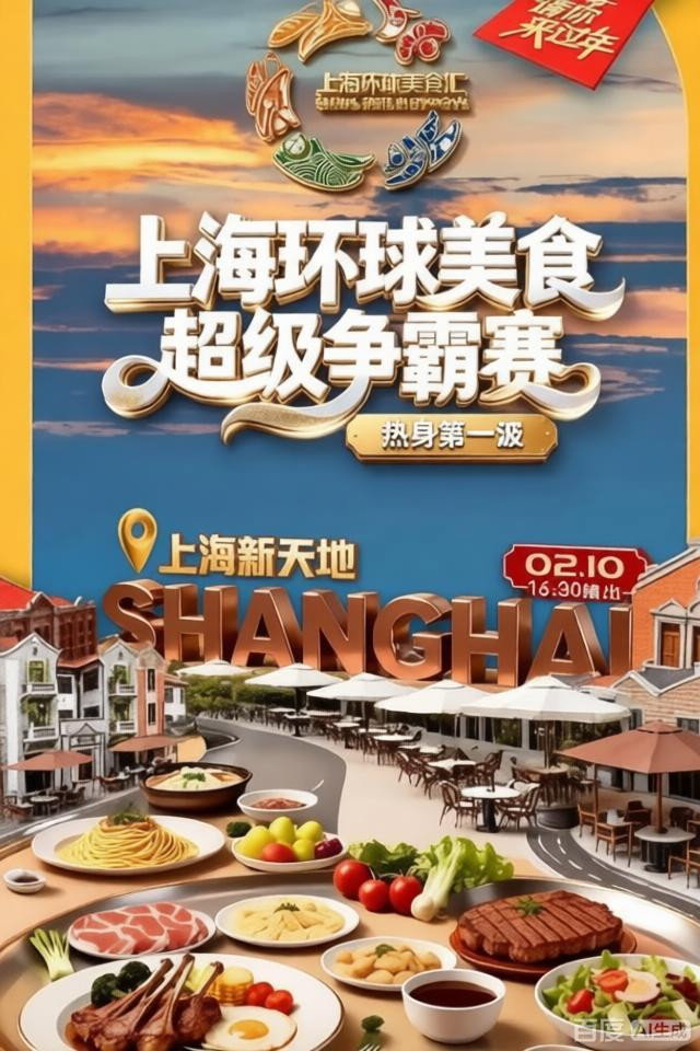 上海环球美食超级争霸赛 Poster