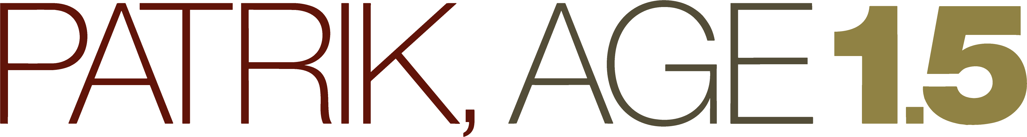 Patrik, Age 1.5 Logo