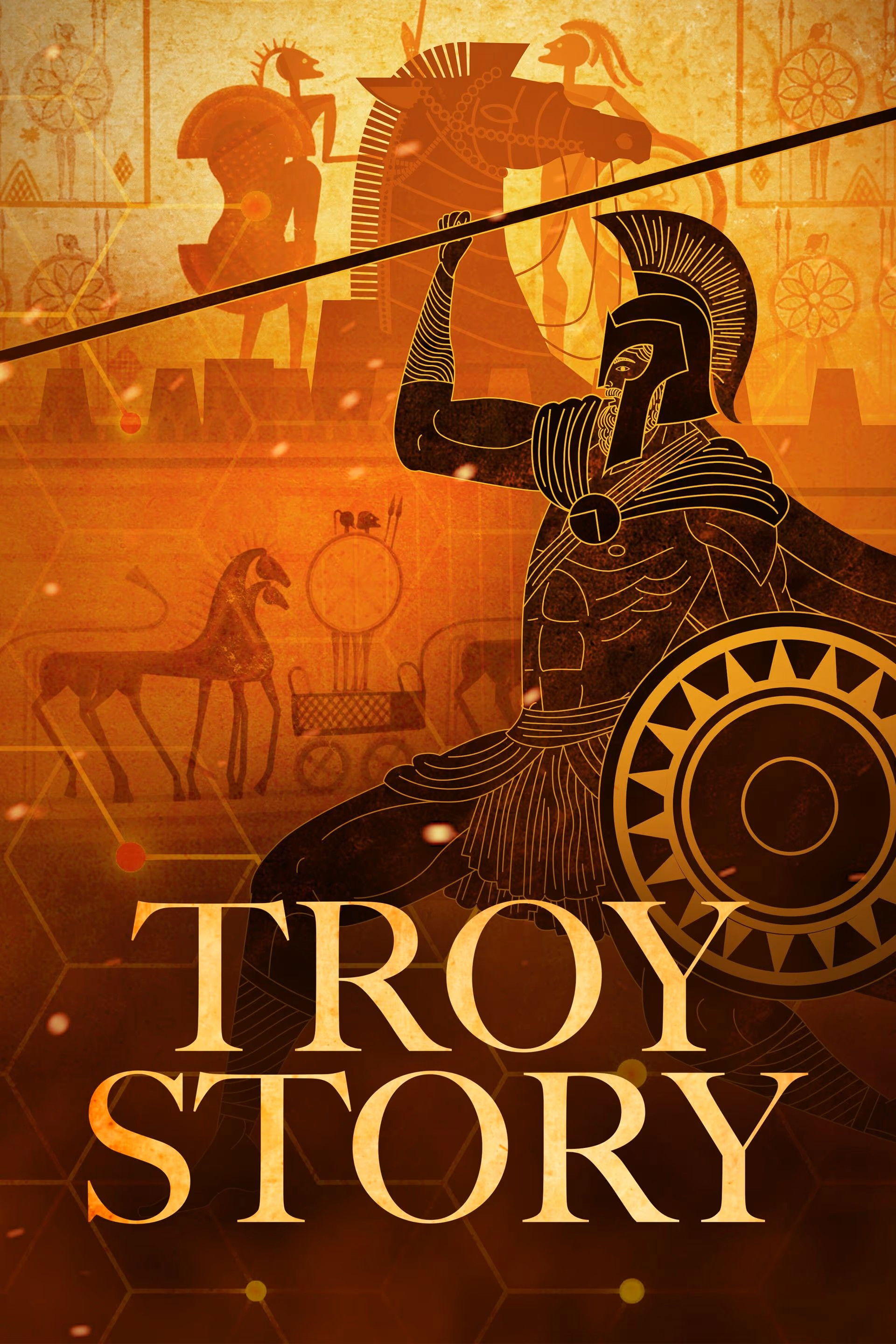 Plakat, der markedsfører Troy Story