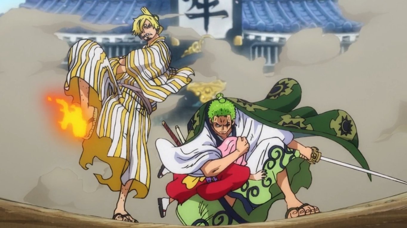 One Piece Season 21 :Episode 942  The Straw Hats Step In! An Uproarious Deadly Battle at the Execution Ground!