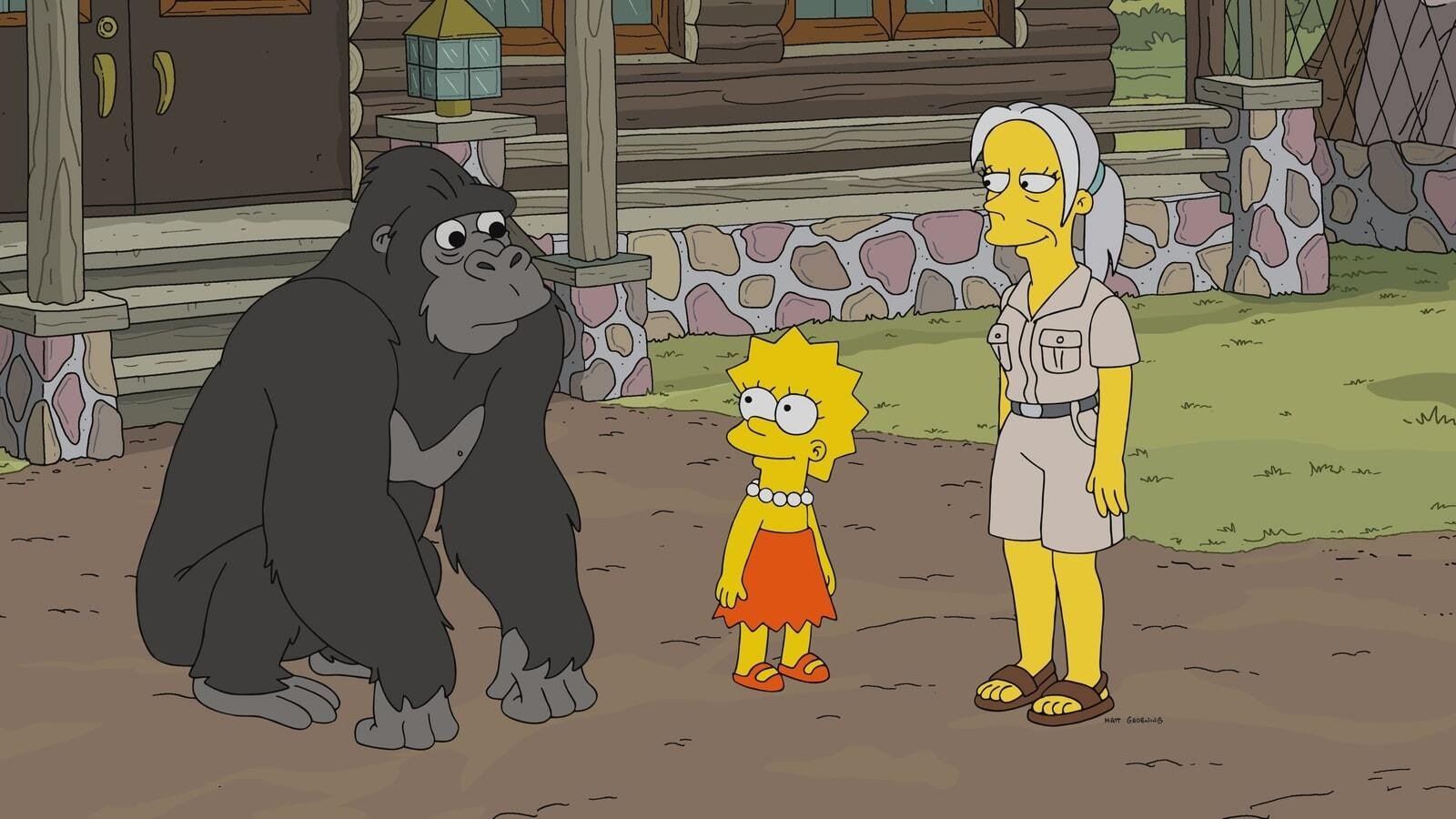 The Simpsons Season 31 :Episode 5  Gorillas on the Mast