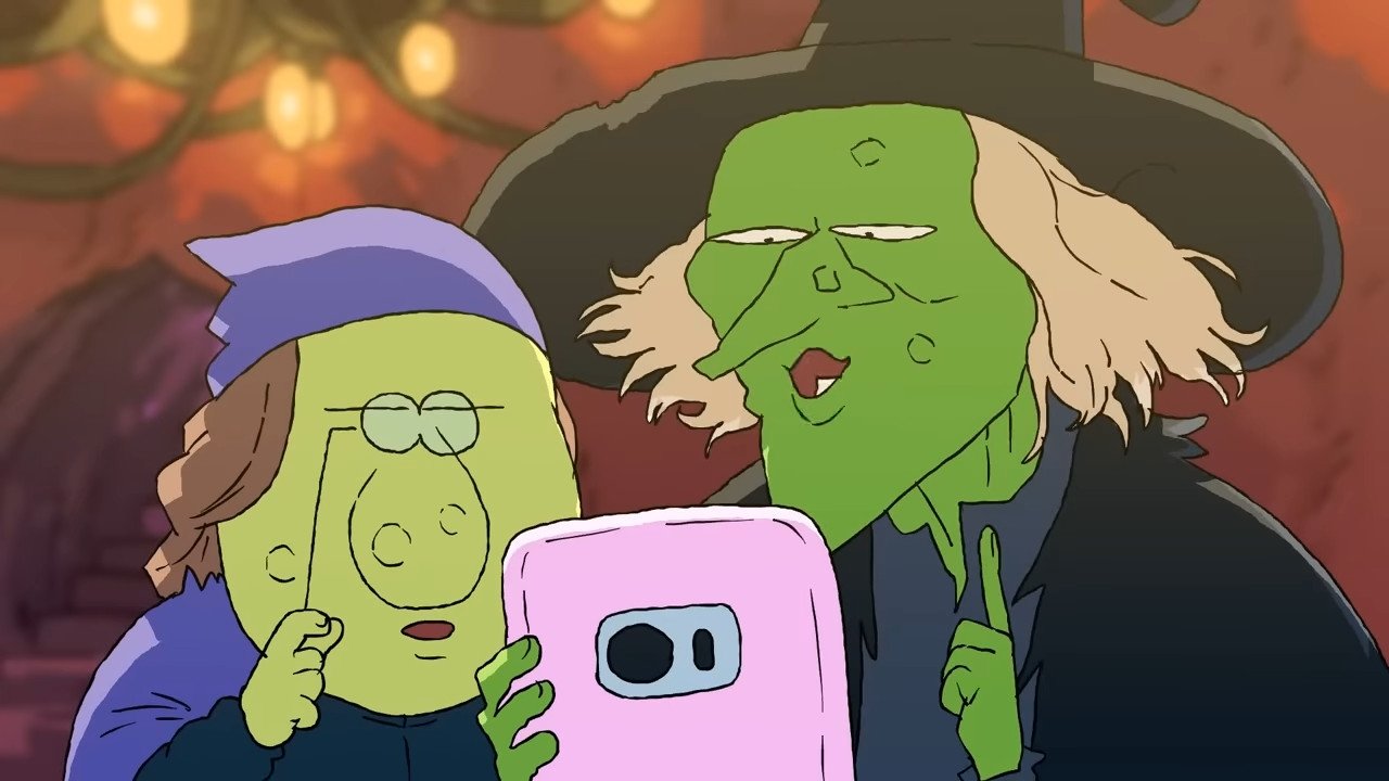 Witches On Tinder background