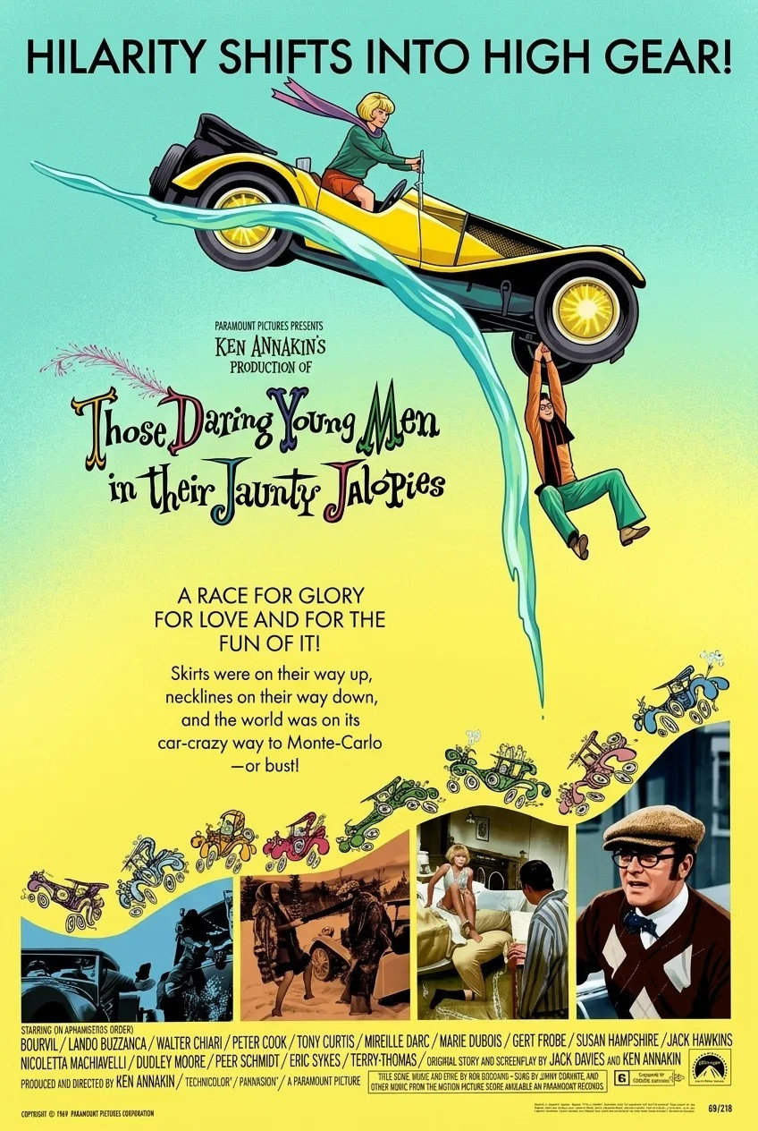 EN - Those Daring Young Men In Their Jaunty Jalopies, Monte Carlo Or Bust (1969) LANDO BUZZANCA, TONY CURTIS