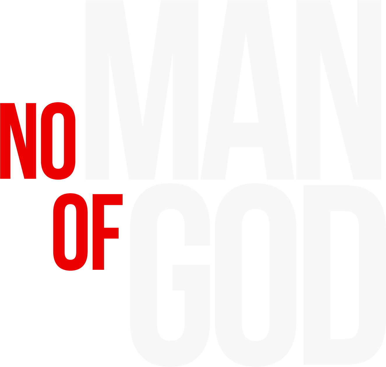No Man of God Logo