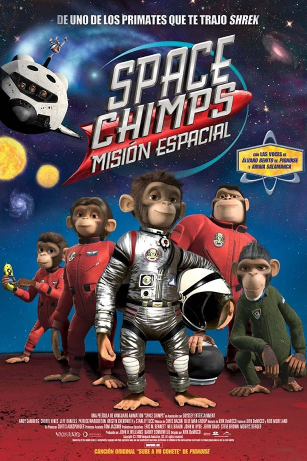 Poster de Space Chimps. Misión espacial
