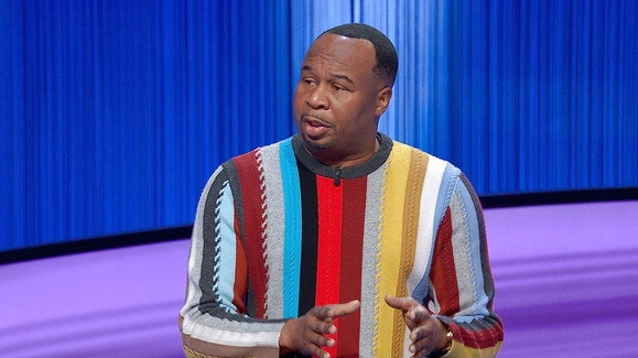 Celebrity Jeopardy! Season 4 :Episode 3  Quarterfinal #3:  Sean Gunn, Cynthia Nixon, Roy Wood Jr.