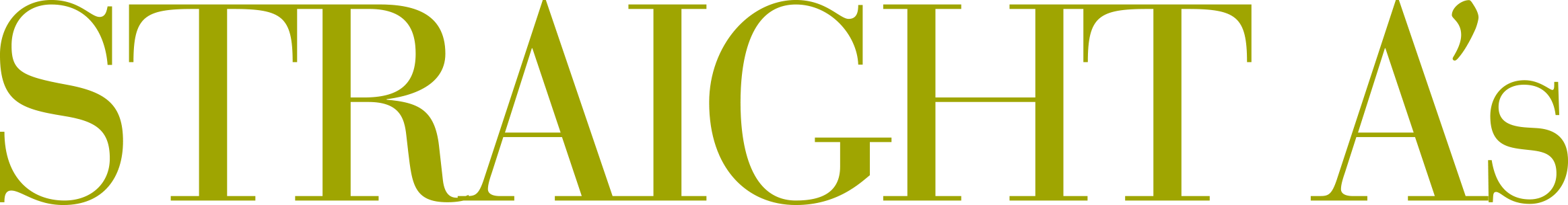 Straight A's Logo