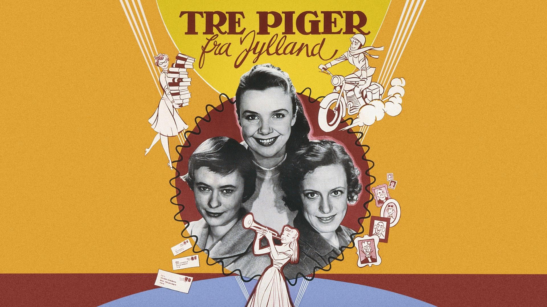 Tre piger fra Jylland backdrop cover