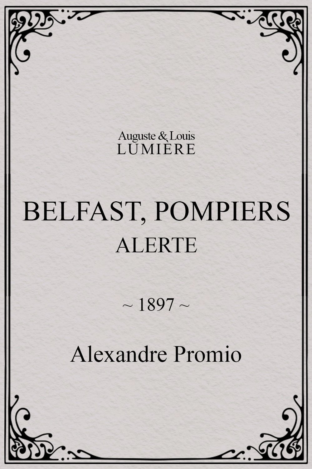Movie image of : Belfast, Pompiers : Alerte