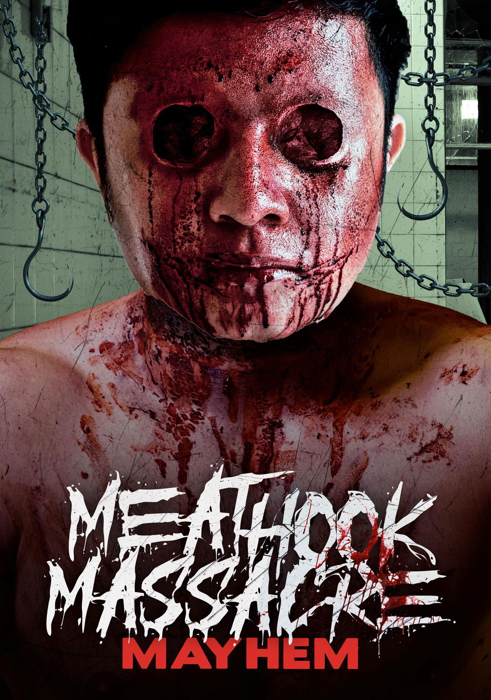 Plakat, der markedsfører Meathook Massacre: Mayhem