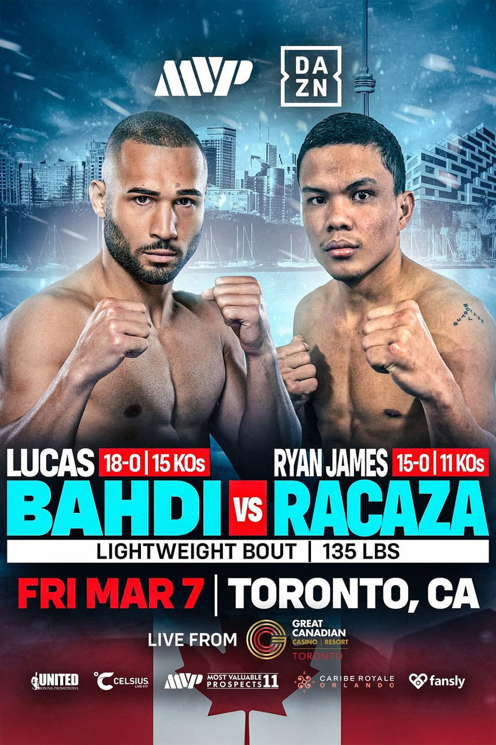 Lucas Bahdi vs. Ryan James Racaza