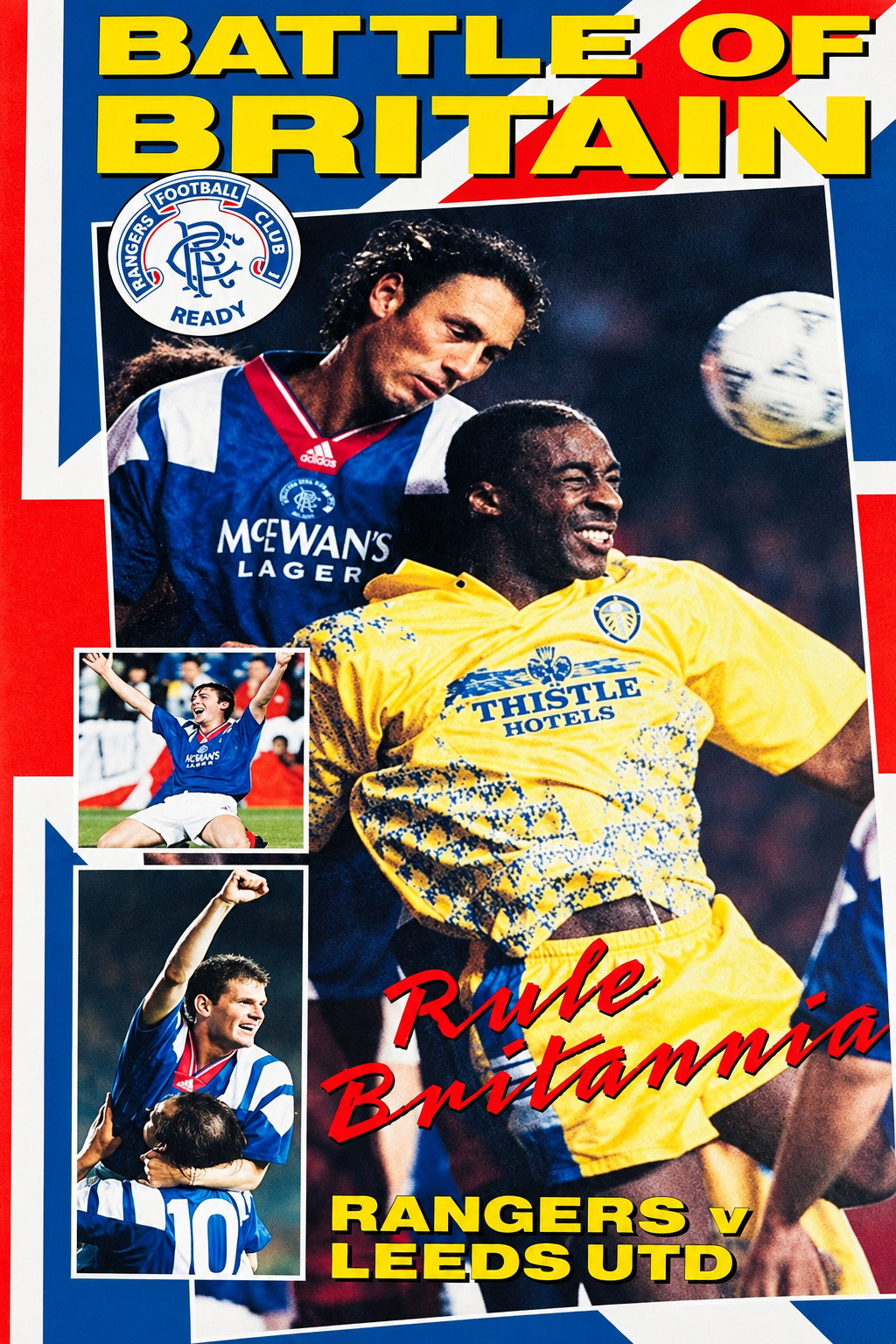 Rangers FC: Battle of Britain - Rule Britannia (1999) - John Brown Credit Poster