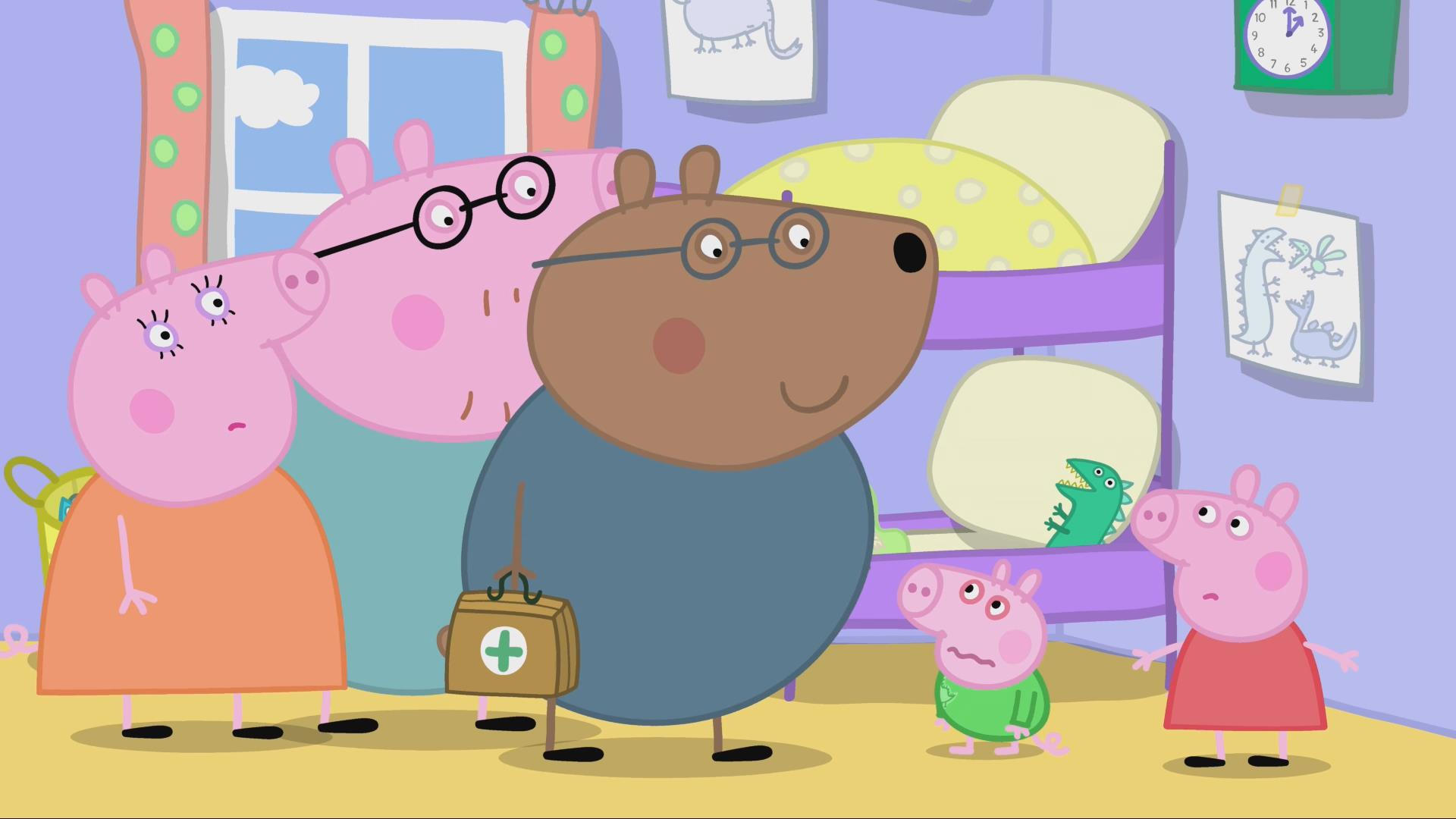 Peppa Pig Season 2 :Episode 24  George Catches A Cold