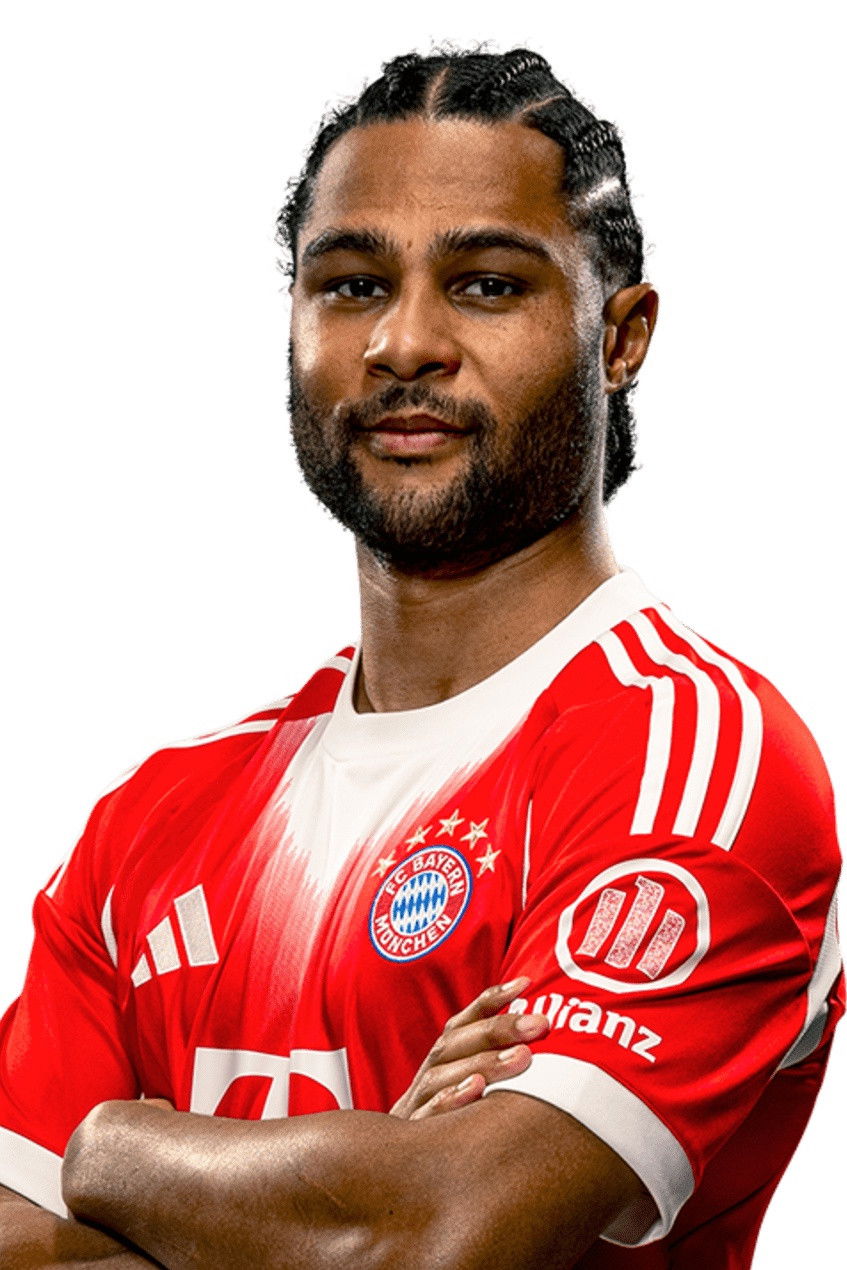 et billede af Serge Gnabry