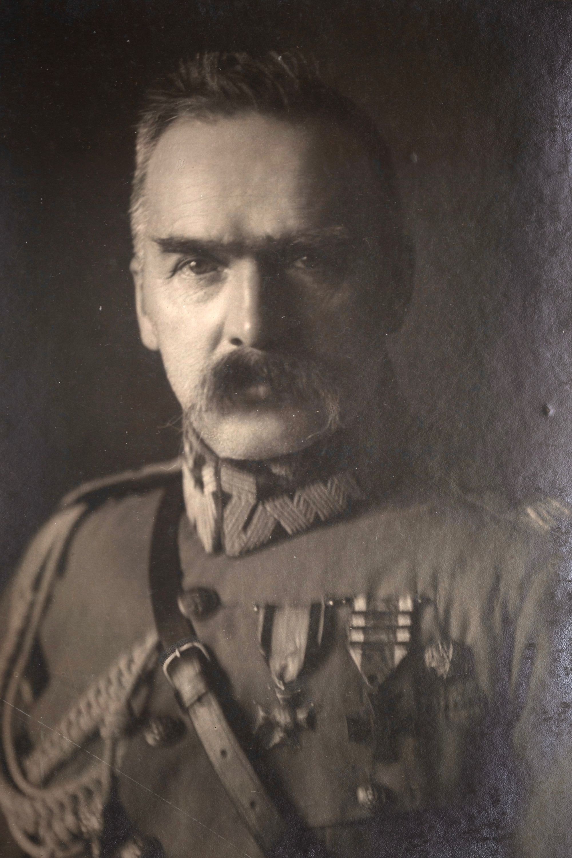 et billede af Józef Piłsudski