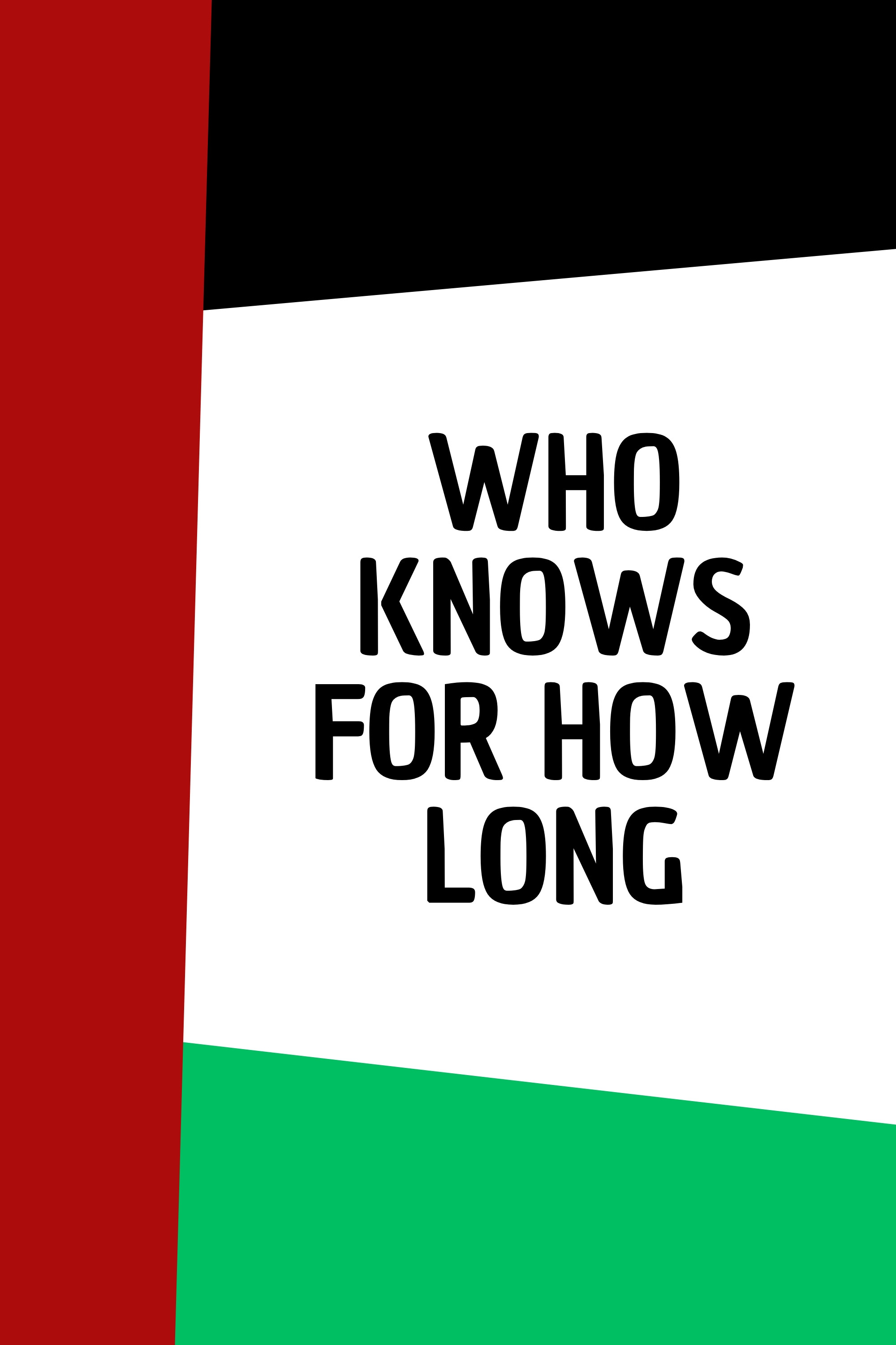 who knows for how long