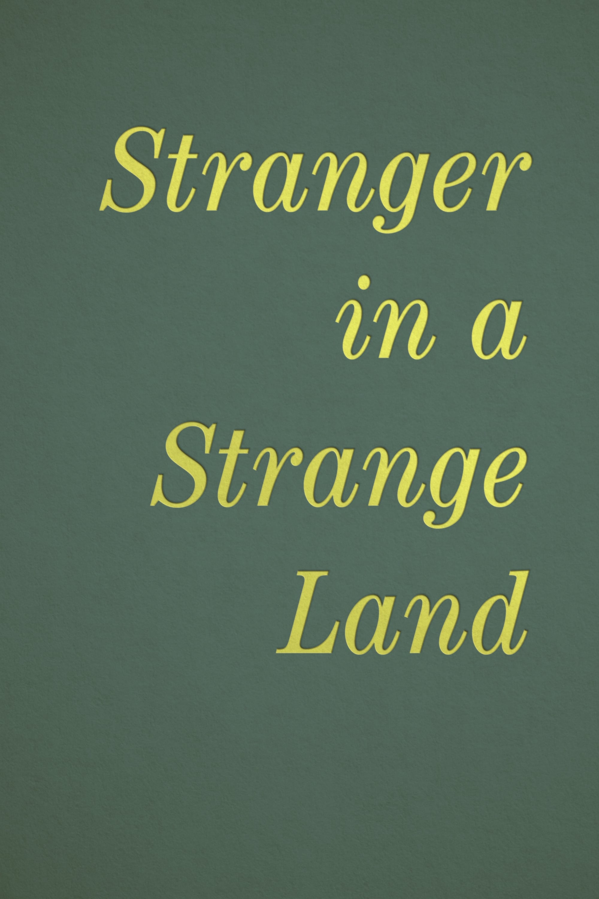 Stranger in a Strange Land Poster