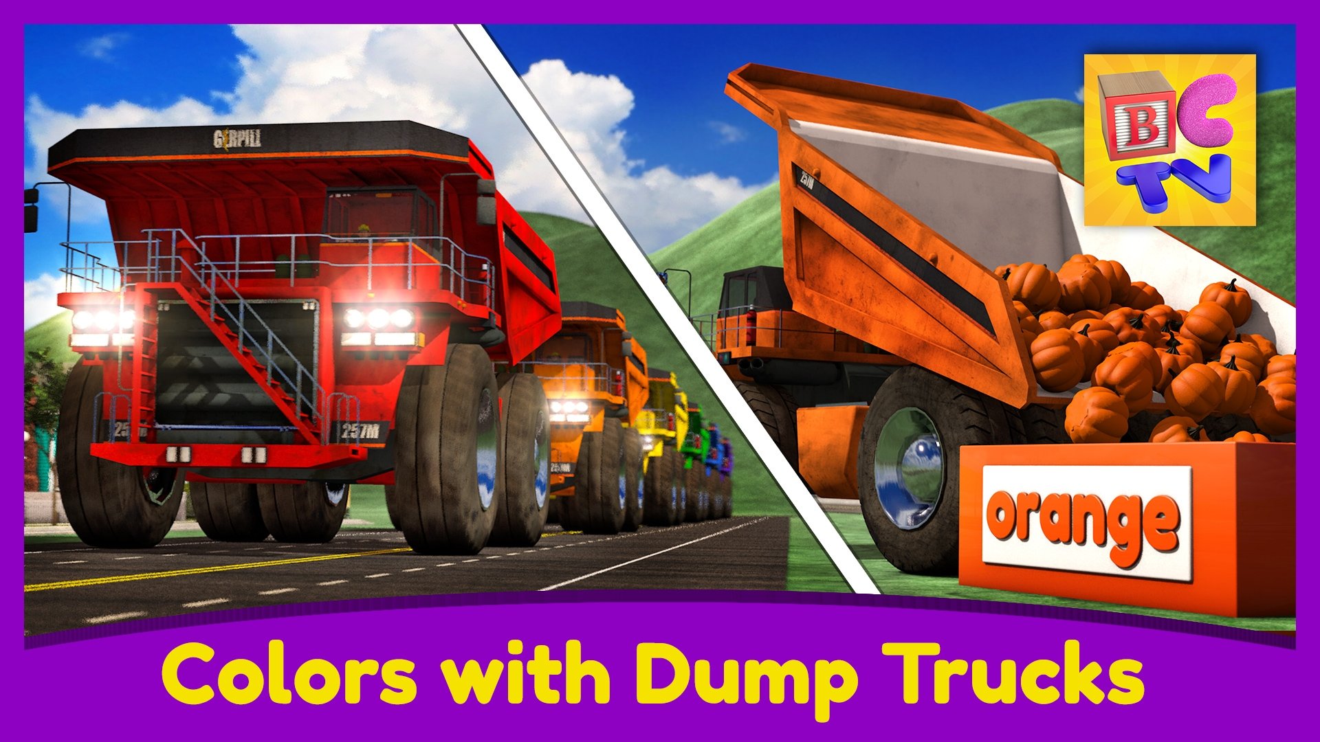 Thumbnail for Learn Colors with Dump Trucks - Part 1 Season 1 Episode 6