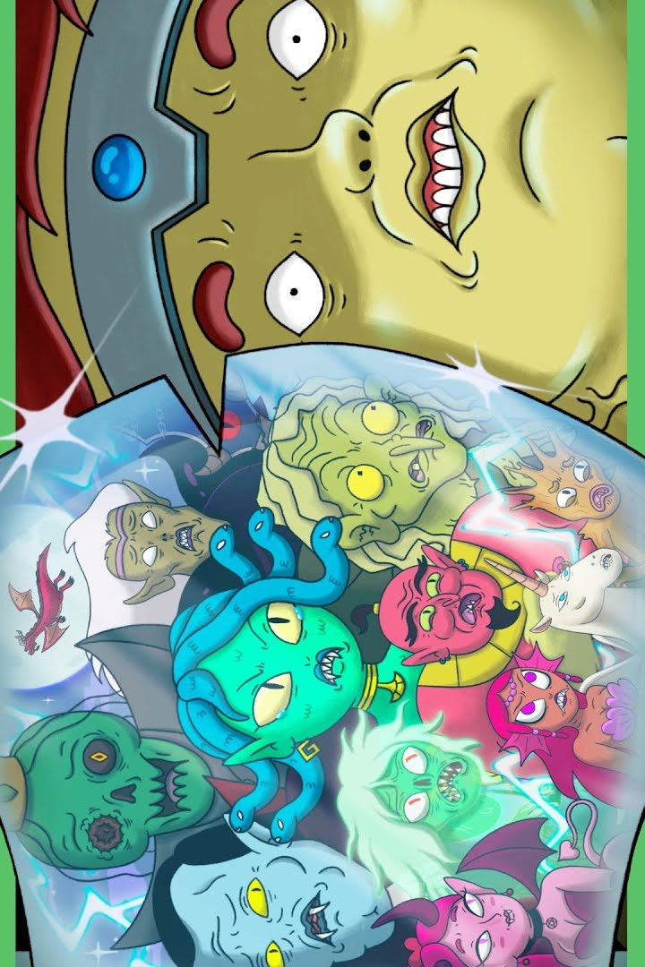 Plakat, der markedsfører CHAOTIC GOOD BARBARIAN - SEASON 1 COMPILATION