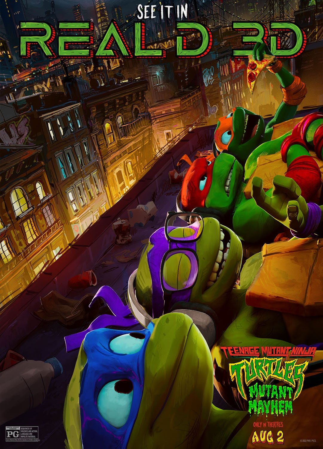 WATCH !! Teenage Mutant Ninja Turtles: Mutant Mayhem (2023) FULLMOVIE ONLINE FREE ENGLISH/Dub/SUB Animation STREAMINGS Movie Poster