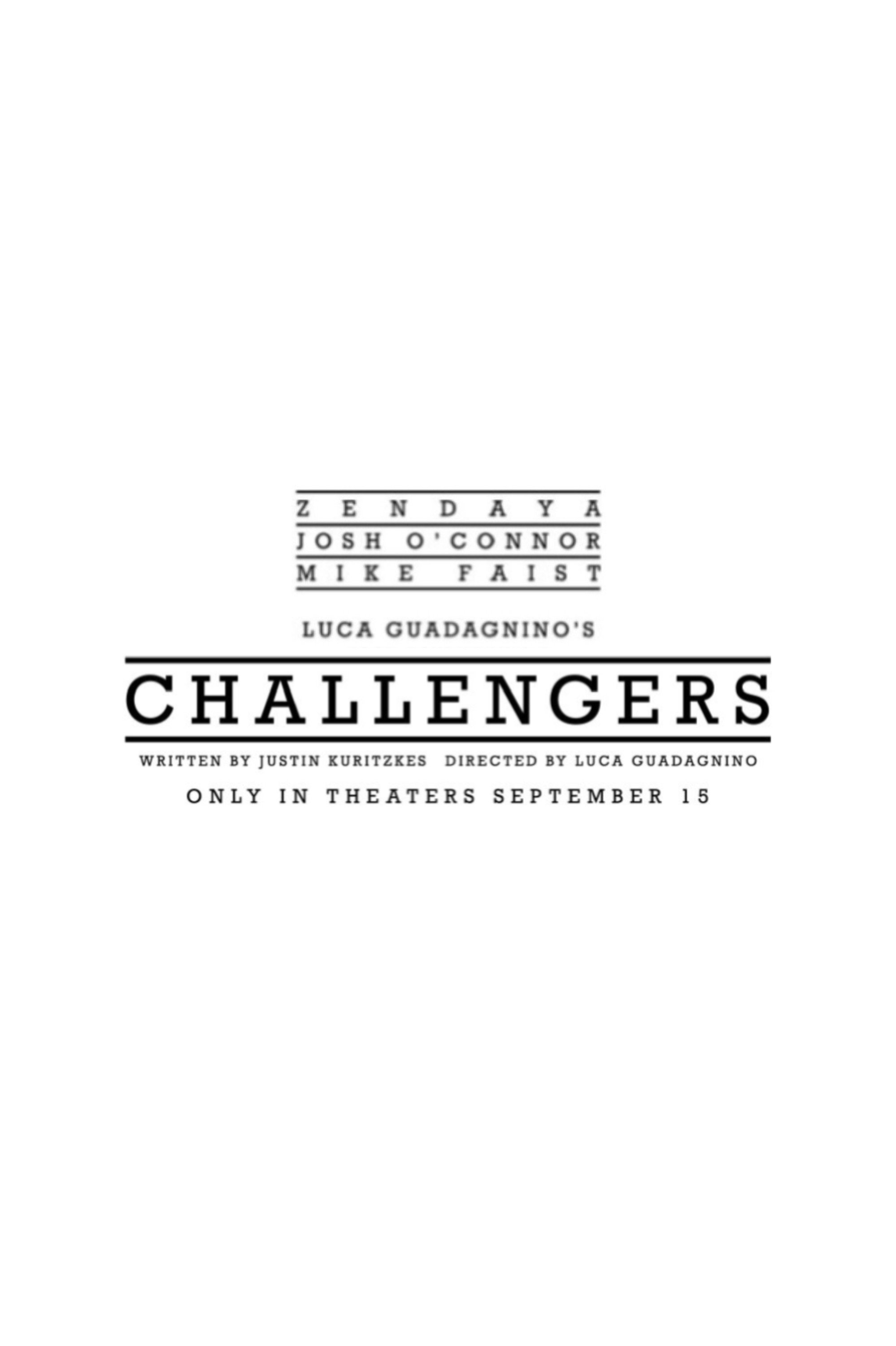 Challengers Movie poster