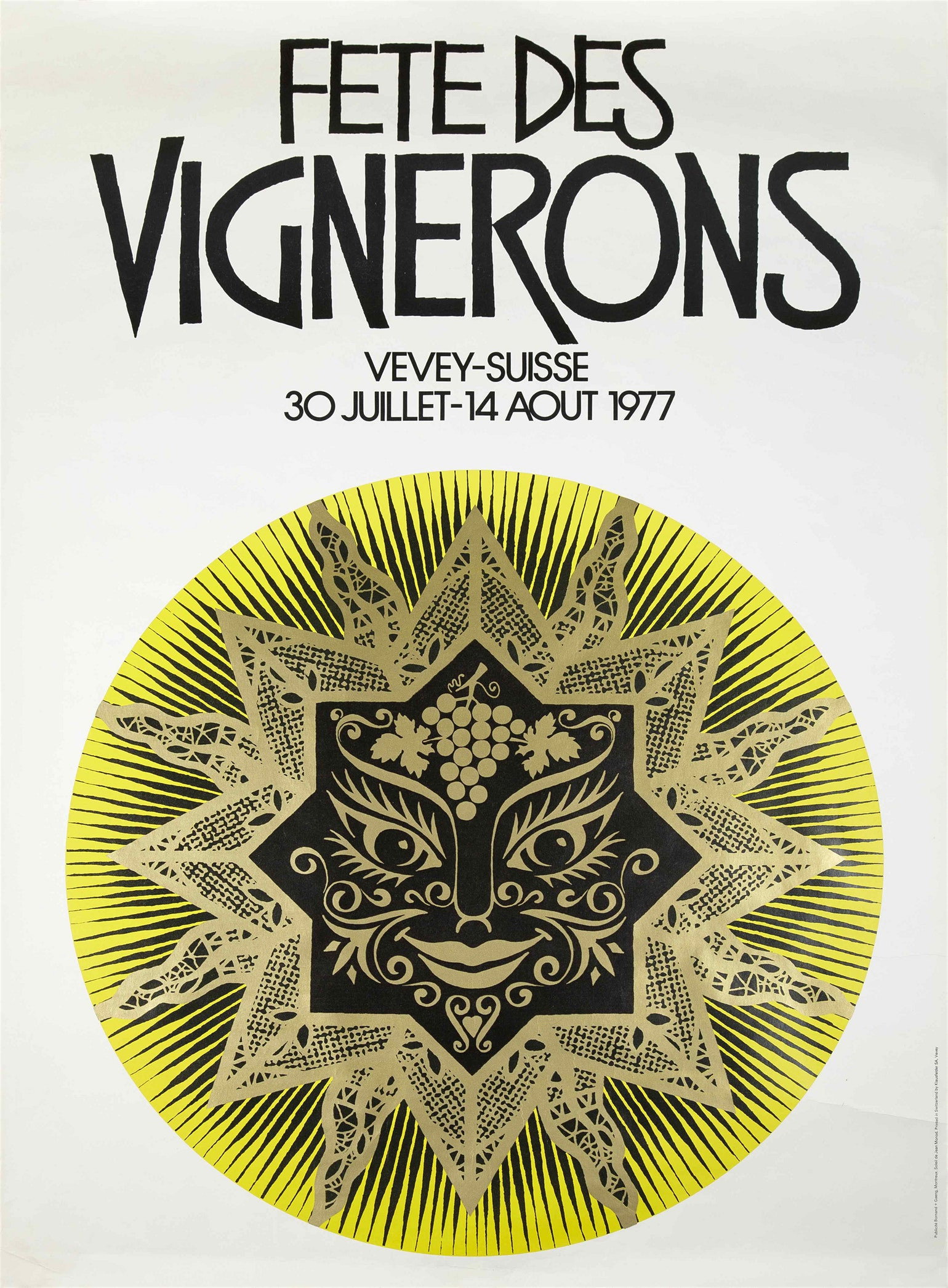 F&ecirc;te des Vignerons 1977