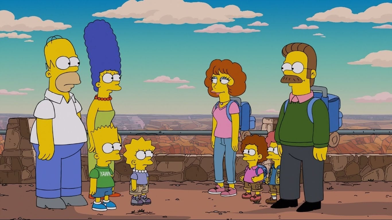 The Simpsons Season 27 :Episode 19  Fland Canyon