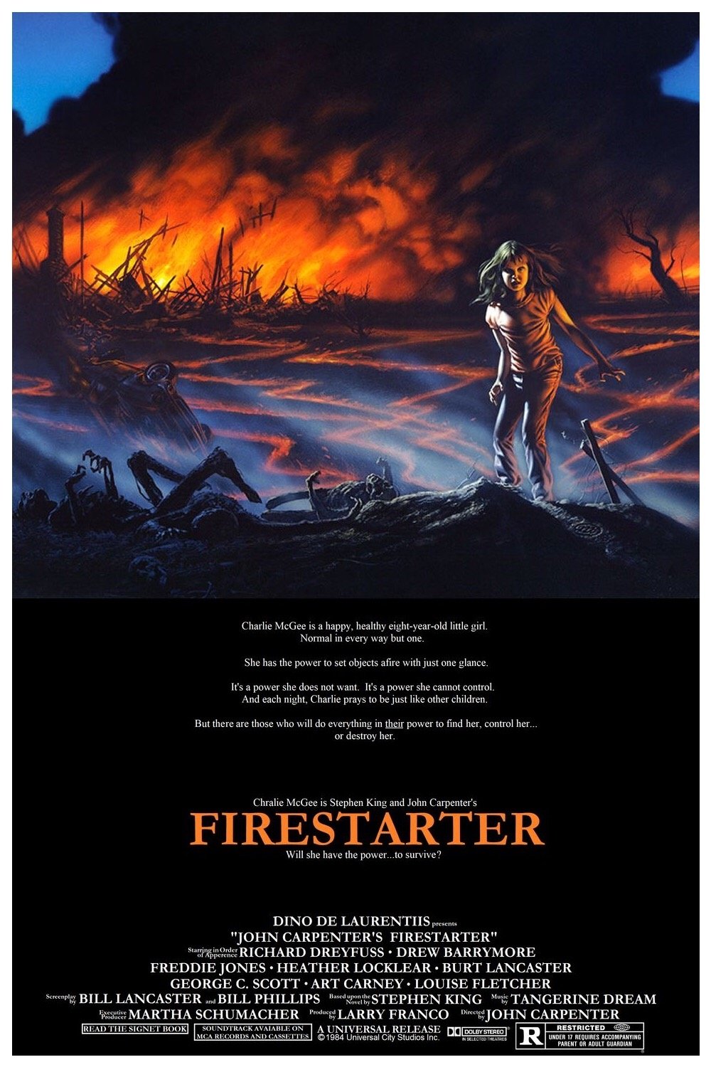 FireStarter (1985) The Poster Database (TPDb)