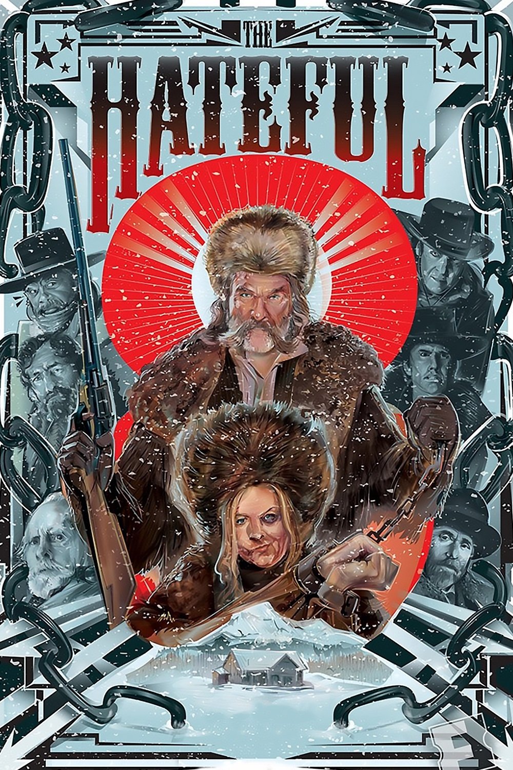 The Hateful Eight Movie poster
