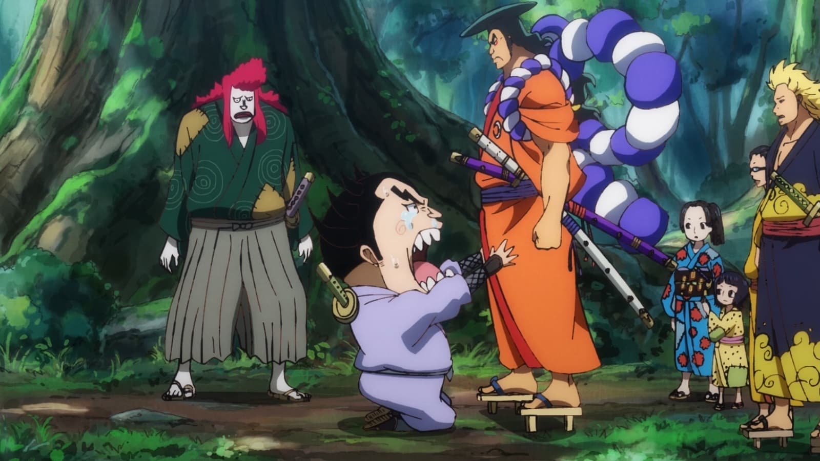 One Piece Season 21 :Episode 961  Tearful Apprentice - Oden and Kin'emon