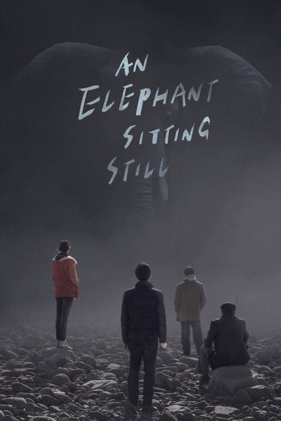 An Elephant Sitting Still