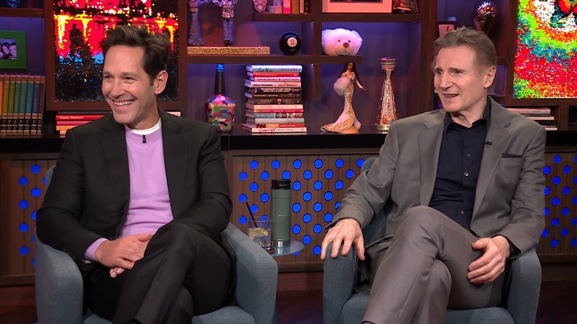 Watch What Happens Live with Andy Cohen Season 20 :Episode 32  Liam Neeson and Paul Rudd