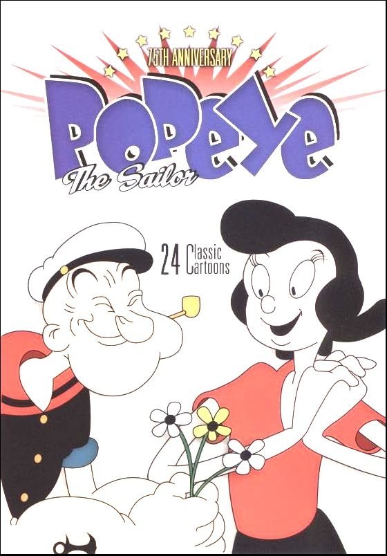 Popeye the Sailor, 75th Anniversary, Volumes 1 & 2: 24 Classic Cartoons