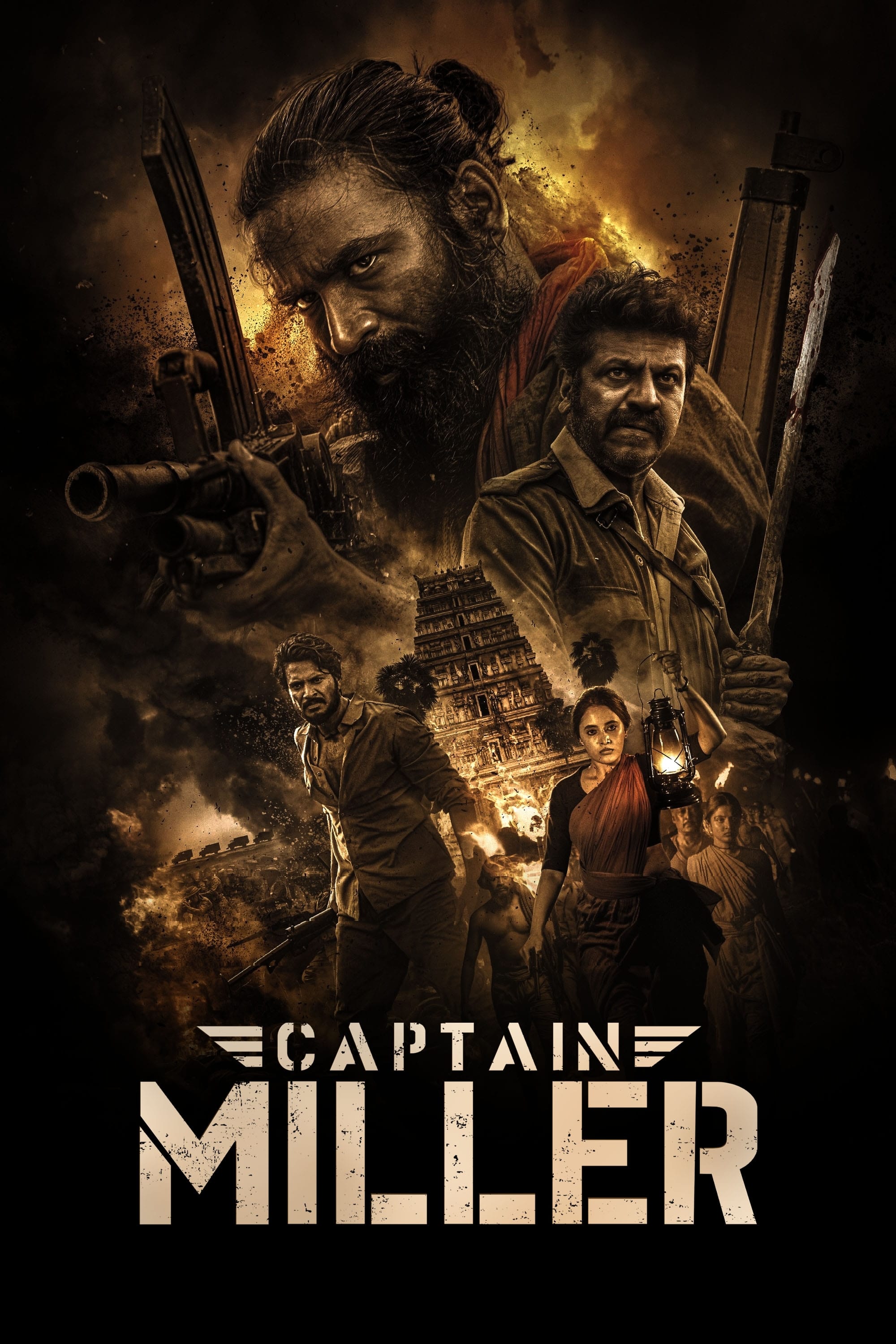 Download Captain Miller (2024) Dual Audio {Hindi (Cleaned) + Tamil} WEB-DL 1080p 720p & 480p Filmyhut