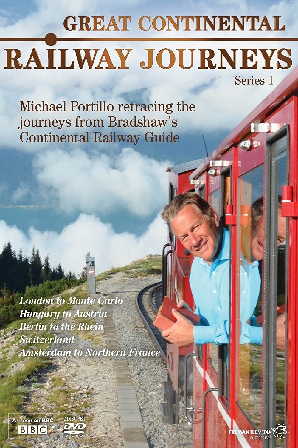 Capa da 1º temporada da série Great Continental Railway Journeys