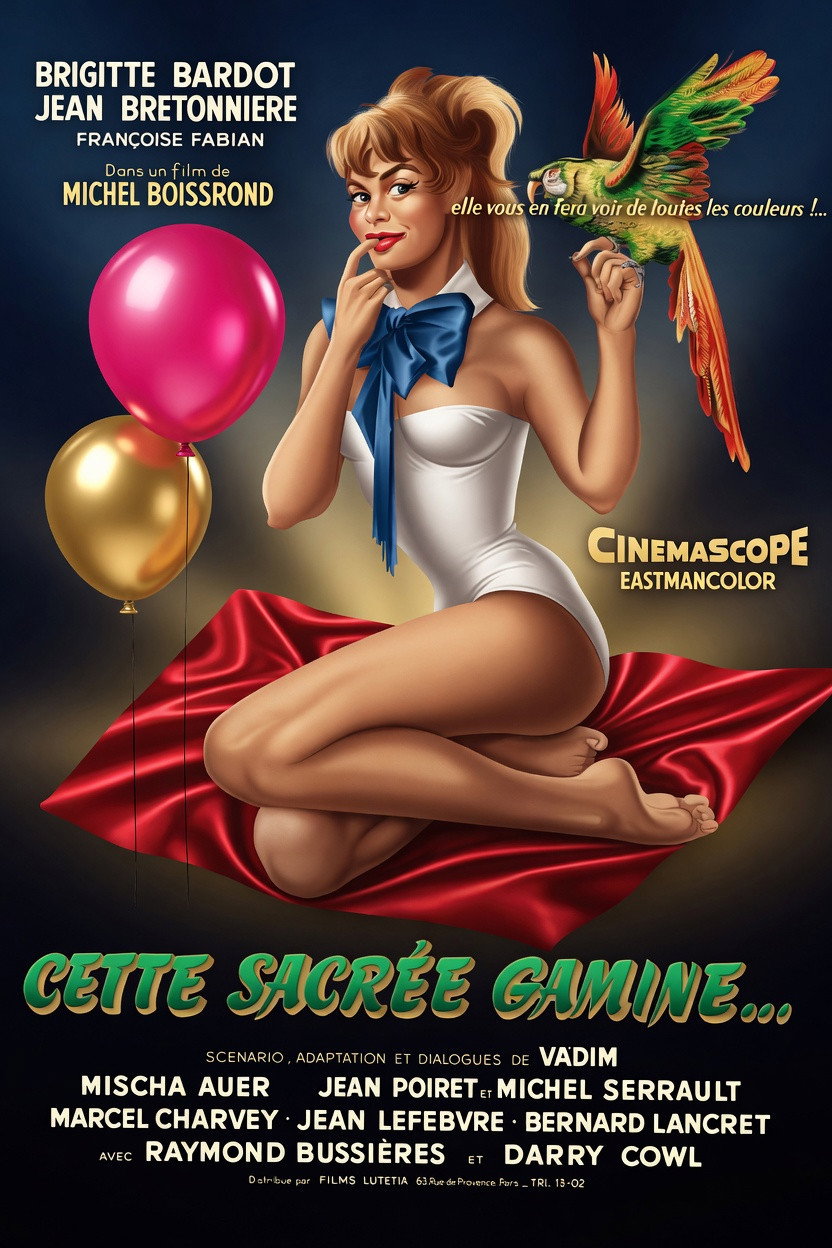 EN - Cette Sacree Gamine (1956) (FRENCH MULTI SUB)