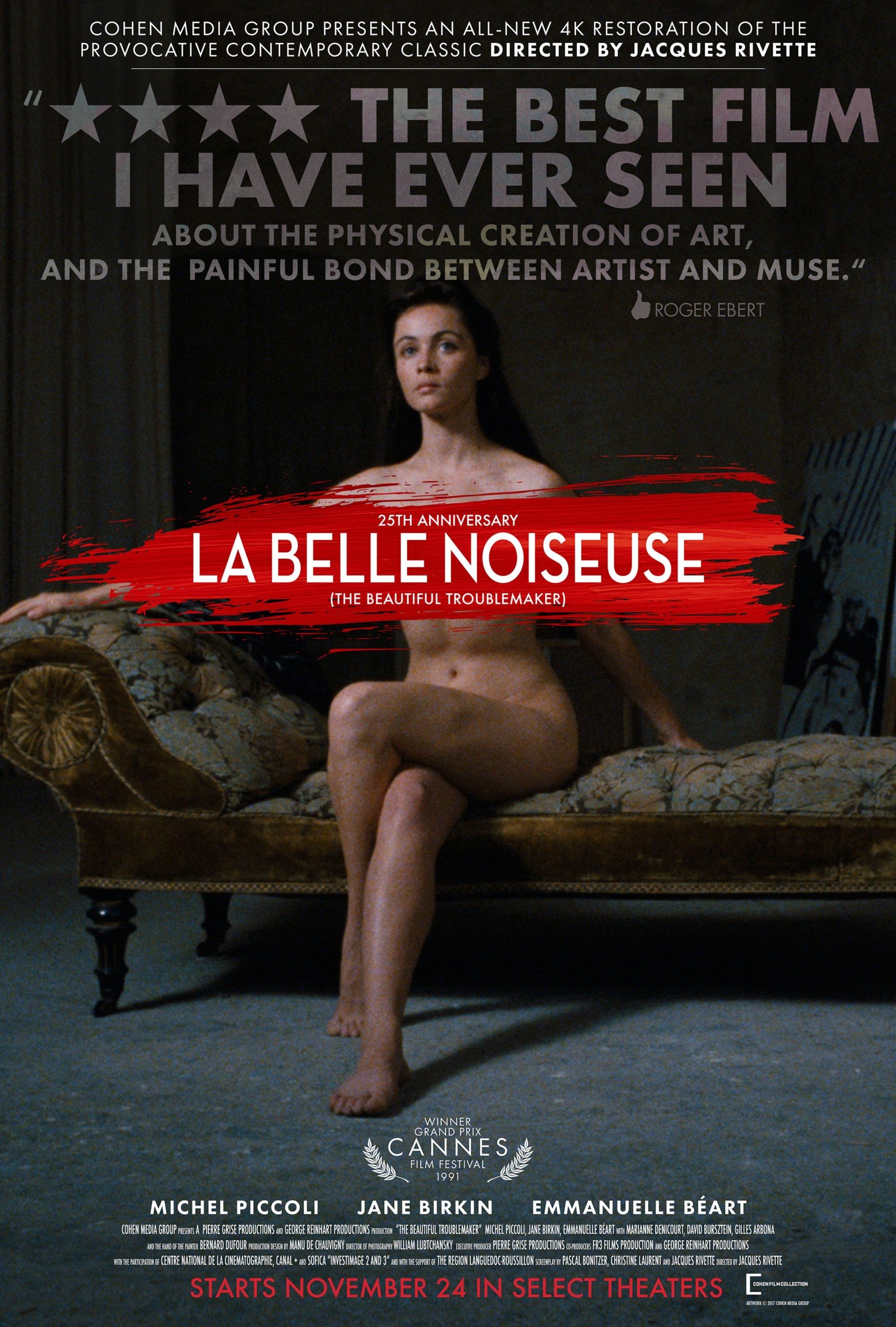 La Belle Noiseuse Movie poster