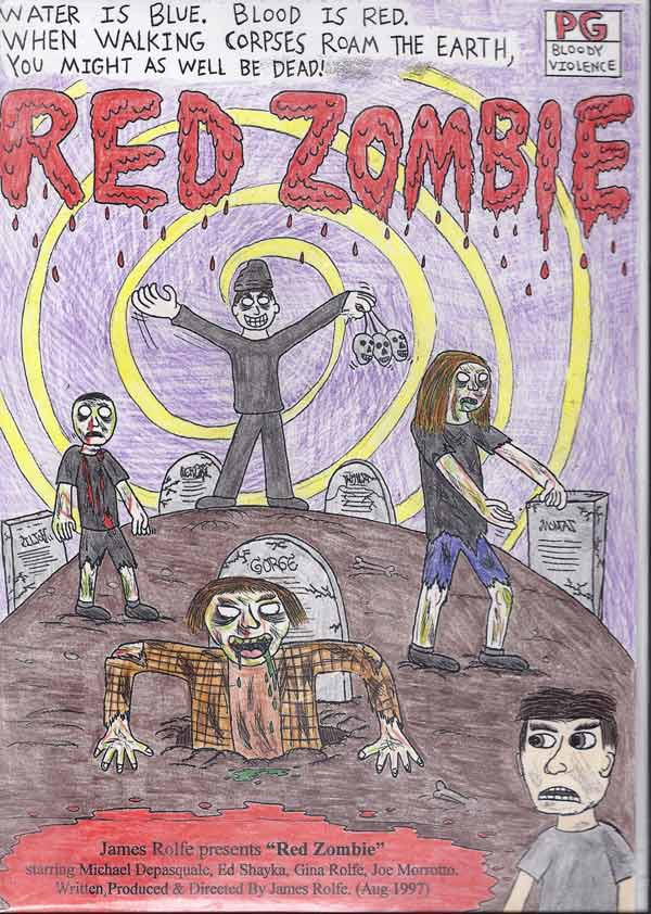 Red Zombie Poster
