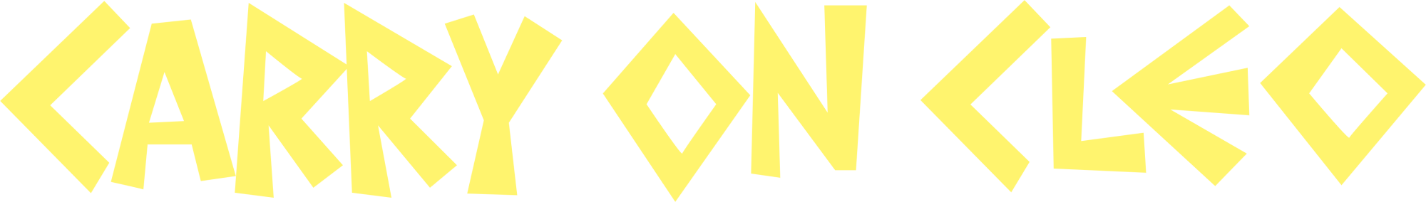 Carry On Cleo Logo