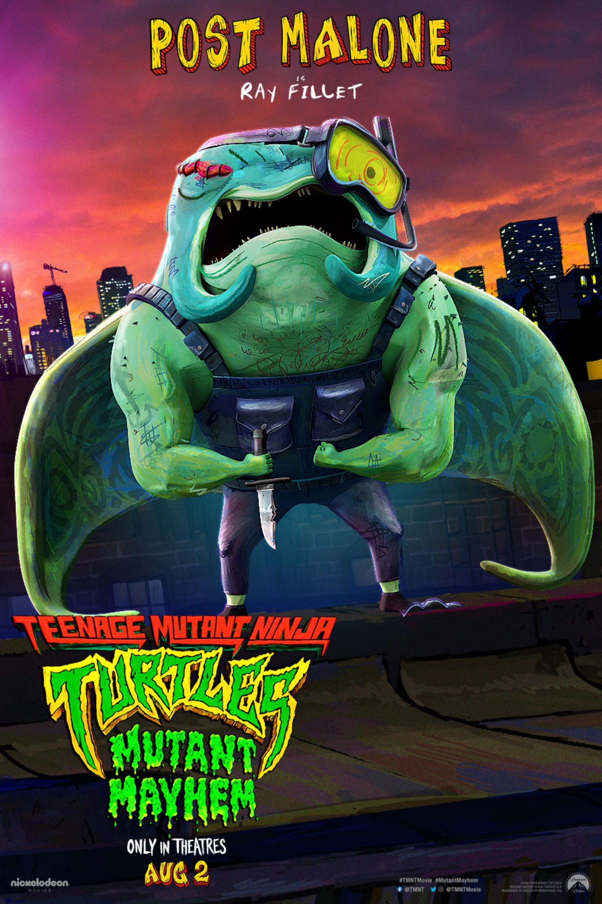 WATCH !! Teenage Mutant Ninja Turtles: Mutant Mayhem (2023) FULLMOVIE ONLINE FREE ENGLISH/Dub/SUB Animation STREAMINGS Movie Poster