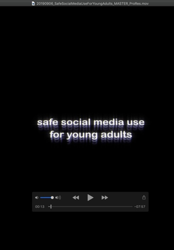 Safe Social Media Use for Young Adults Safe Social Media Use for Young Adults