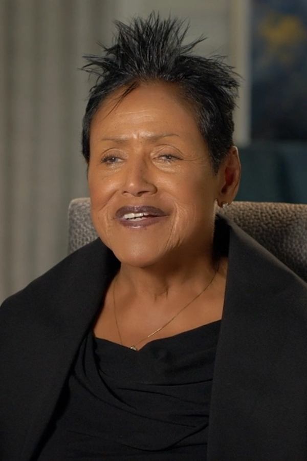 Elaine Brown's picture in the cast